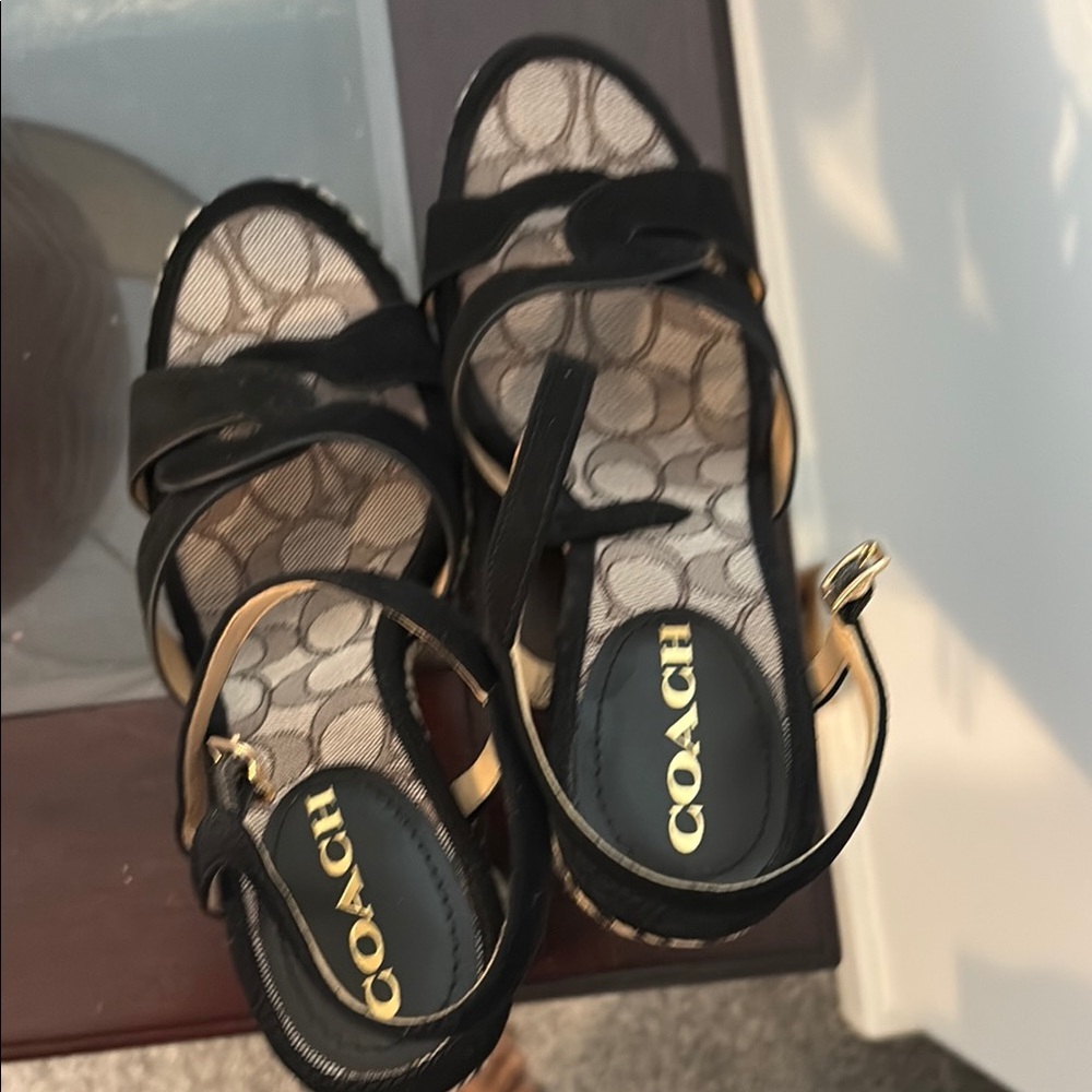 Coach Black Sandals for Women